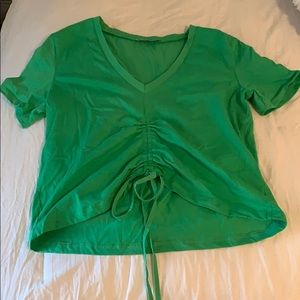 Zara top in green